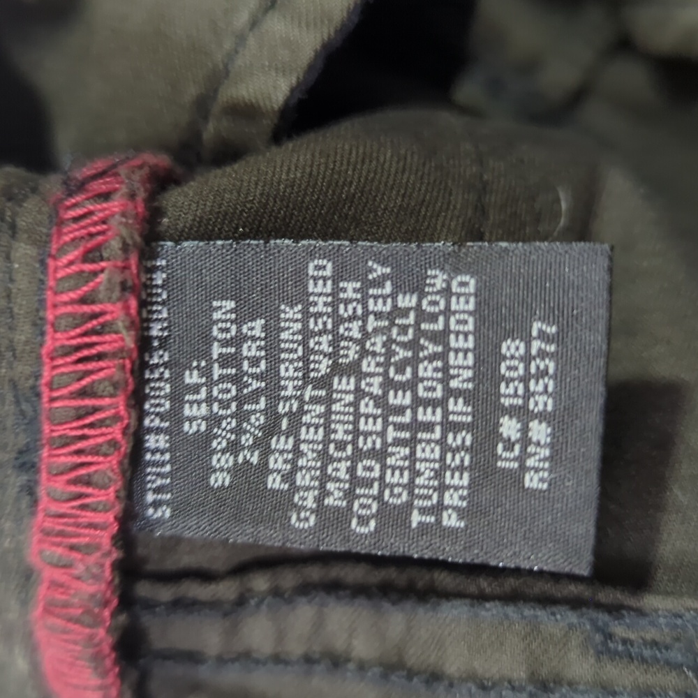Sanctuary Camo Civilian Cargo Pants Moto Skinny Jeans Size 26 - Picture 7 of 8